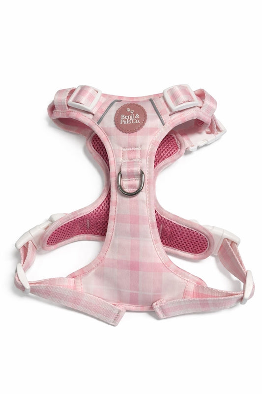 Adventure Harness: Pink Plaid
