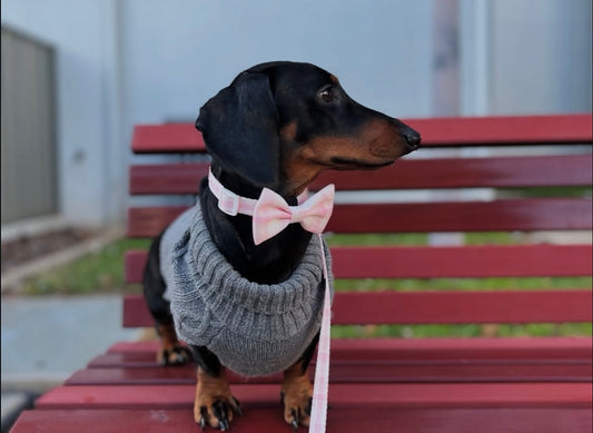 Bow: Pink Plaid