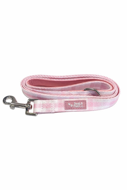 Leash: Pink Plaid