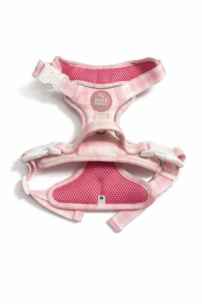 Adventure Harness: Pink Plaid