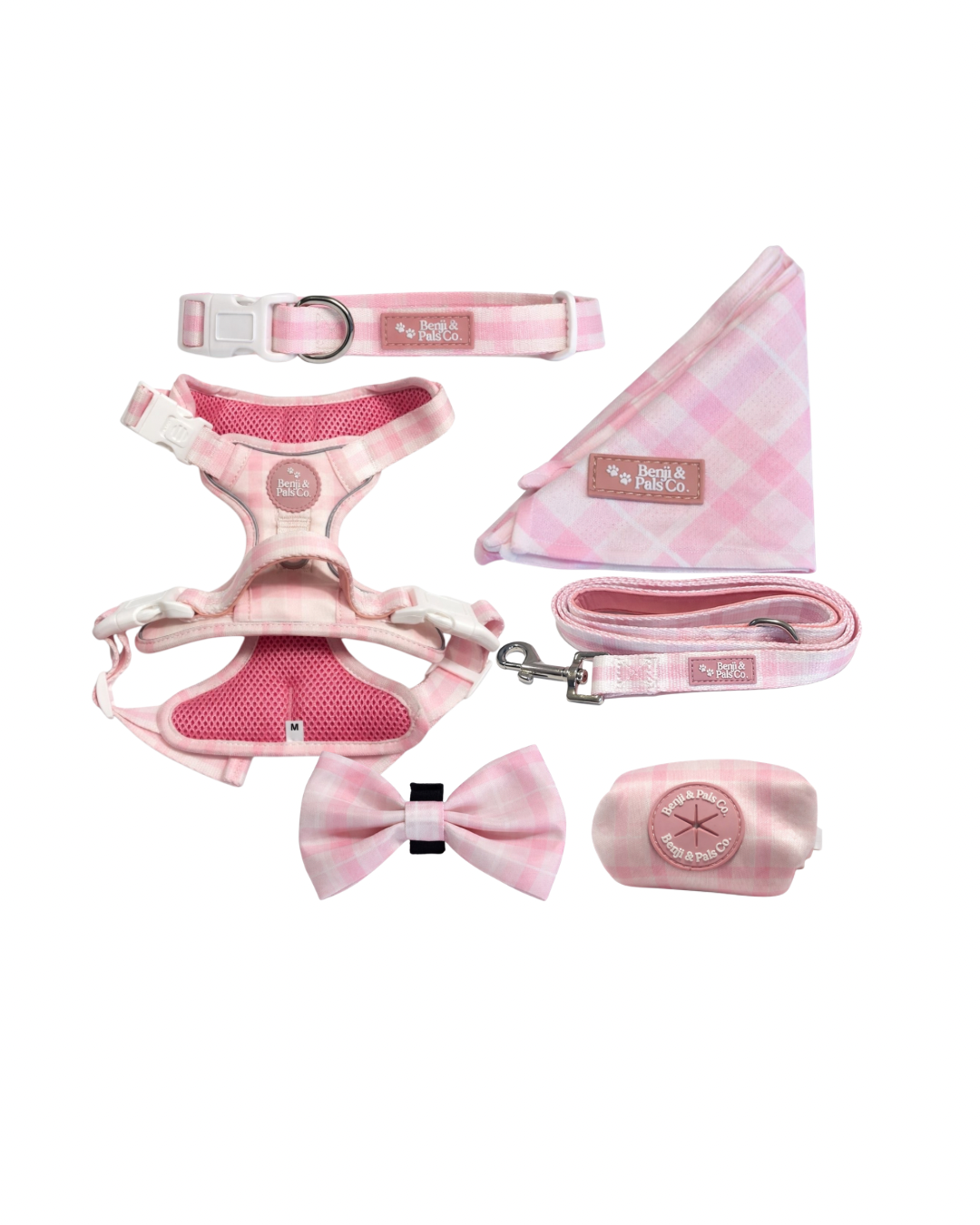 Adventure Harness Bundle: Pink Plaid